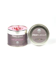 Potters Crouch Candle Tin Rose Geranium